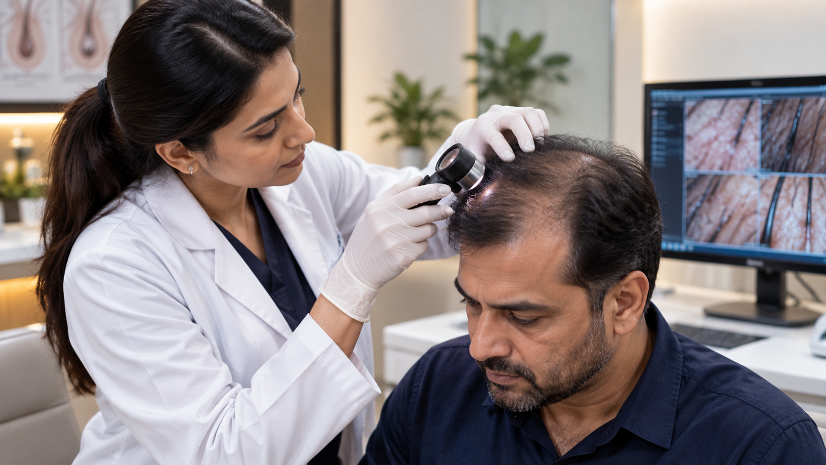 Hair loss treatment assessment and realistic hair regrowth expectations